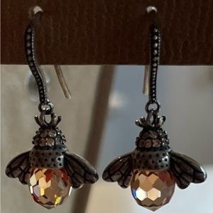 Ross Simon Bumblebee sterling silver earrings